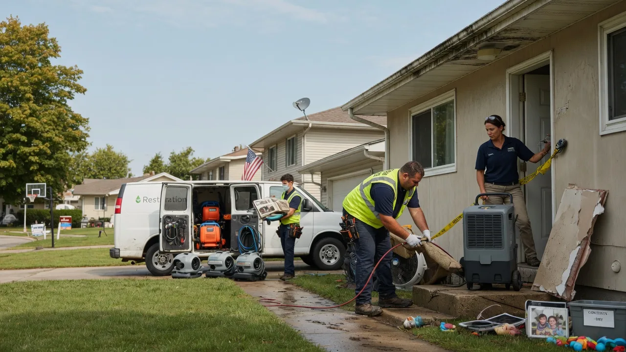 Water Damage Restoration in Kasbeer, IL near me